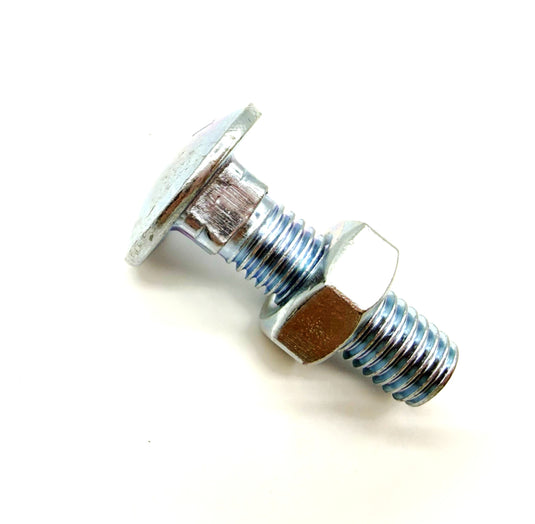 M10 Coach Bolt & Nut - Zinc