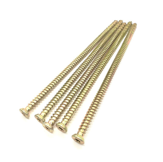 150mm extra long concrete screws with torx security screws countersunk head