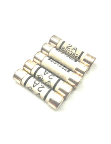 pack of 5 2 amp fuse for plugs ceramic fuses 25mm
