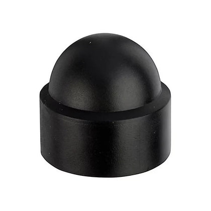 M10 Black Plastic Cover Caps Bolt & Nut Protect Cap- pack of 100