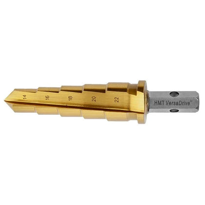 HMT VersaDrive Impacta Step Drill Cutter, 14-16-18-20-22mm 5 step 506010-0220