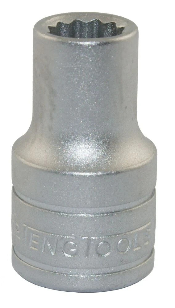 TengTools 1/2" Socket 12 pt Metric 21mm M120521-C