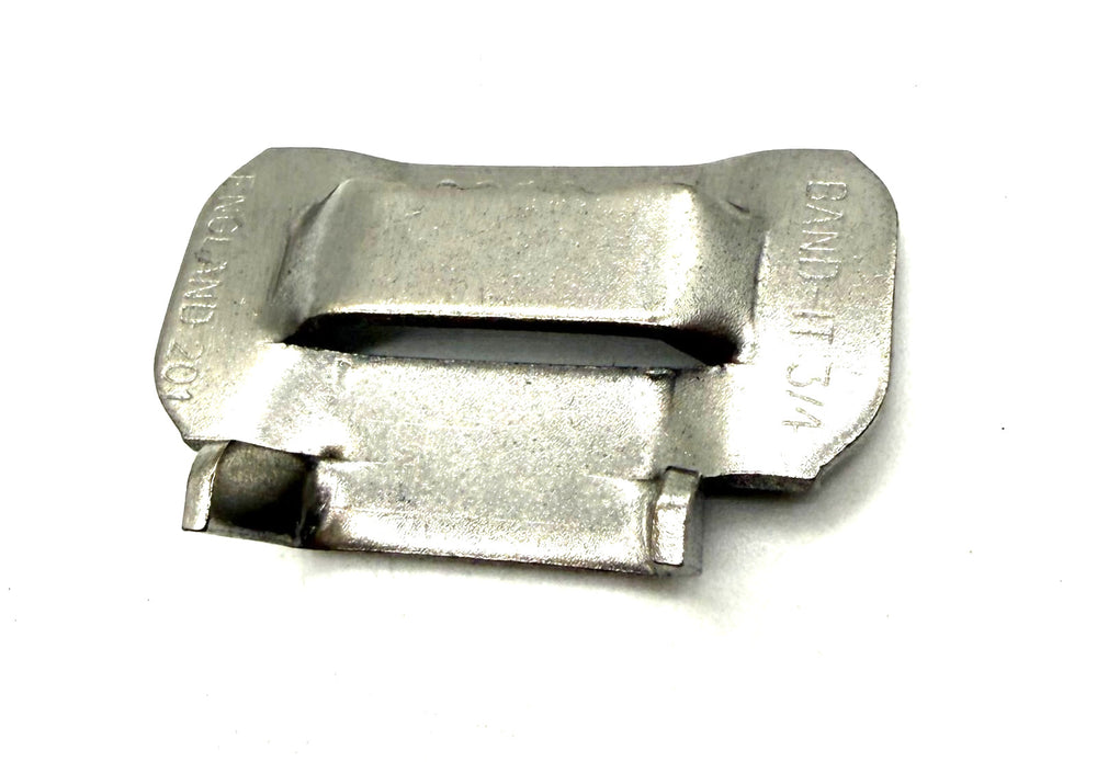 Band IT Buckles C25699, 3/4" 201 Stainless Steel Clips & Clamps Box of 100