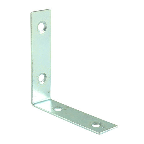 Zinc plated corner brace plate 38mm