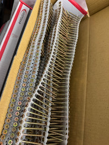 Evolution Collated Flooring Screws 4.2 x 55mm Yellow Zinc 1000pk