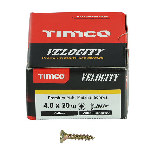 Velocity Premium Woodscrew 4mm