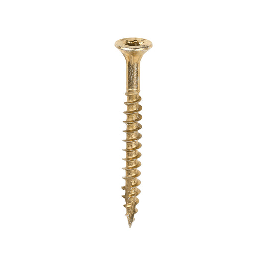 C2 Clamp-Fix TX Woodscrew 4.0 x 40mm – yellow passivated timber screw