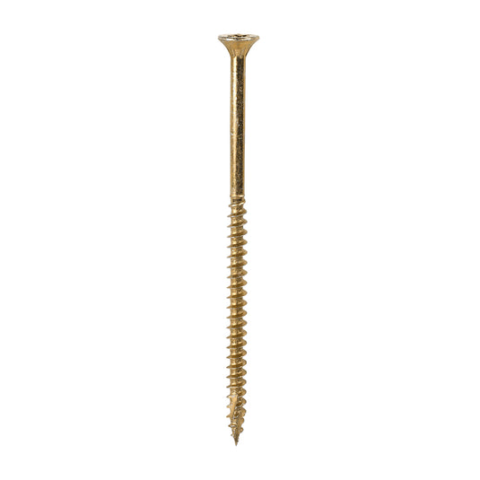 C2 Clamp-Fix TX Woodscrew 4.0 x 80mm – long yellow zinc screw for framing