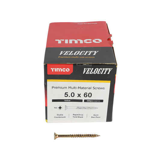 Velocity Premium Woodscrew 5mm