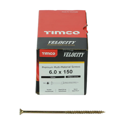 Velocity Premium Woodscrew 6mm