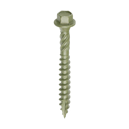 75mm hex head landscaping screws railway sleeper screws