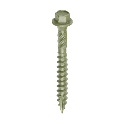 60mm hex head landscaping screws railway sleeper screws