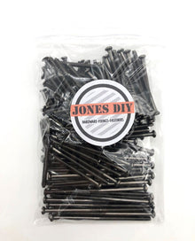 black nickel m3.5 electrical socket screw large assortment pack includes 40mm, 50mm and extra long 75mm switch screws