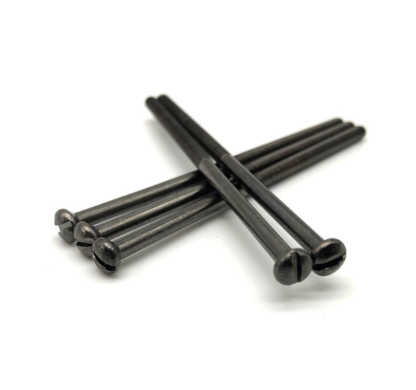 Black nickel M3.5 long electrical socket screws 3.5mm 75mm electrical screw countersunk raised head