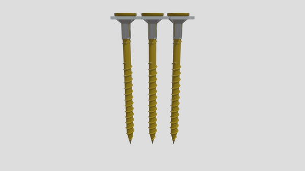 Collated flooring screws 4.2 x 55mm yellow zinc