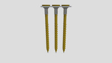 Collated flooring screws 4.2 x 55mm yellow zinc
