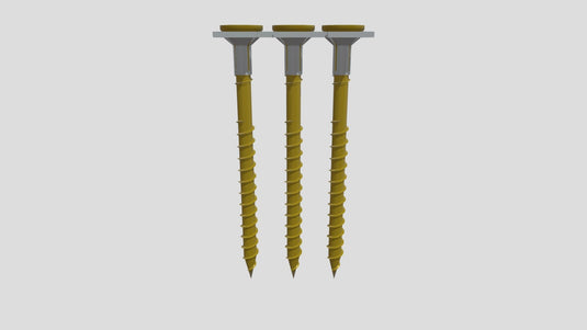 Collated flooring screws 4.2 x 55mm yellow zinc