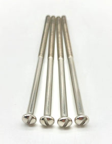 Chrome Silver M3.5 long electrical socket screws 3.5mm 75mm electrical screw countersunk raised head