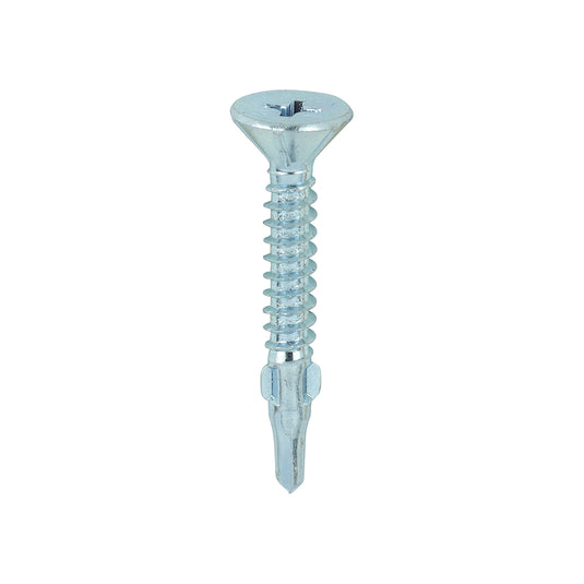 4.2mm x 32mm wing tip screws for use with light section steel