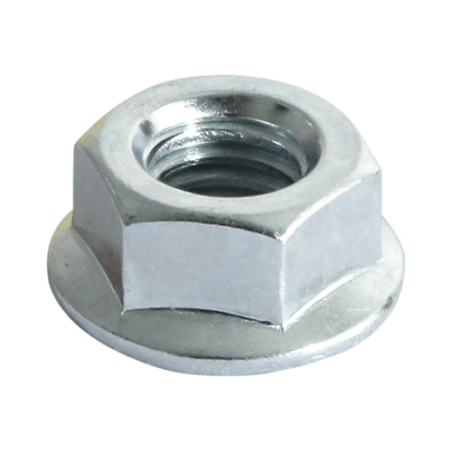 Load image into Gallery viewer, M6 Flange Nut Serrated Face
