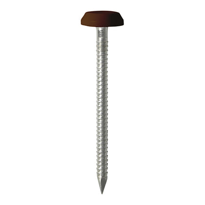 65mm Mahogany uPVC Poly Top Nails Stainless Steel
