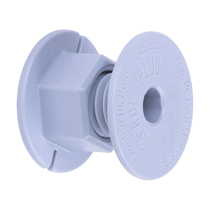 Adjustable Space-Plug fixing used to secure cabinets to walls