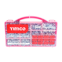 S/Tapping Screw MixedTray Zinc - 1,305pcs - Pack of 1305