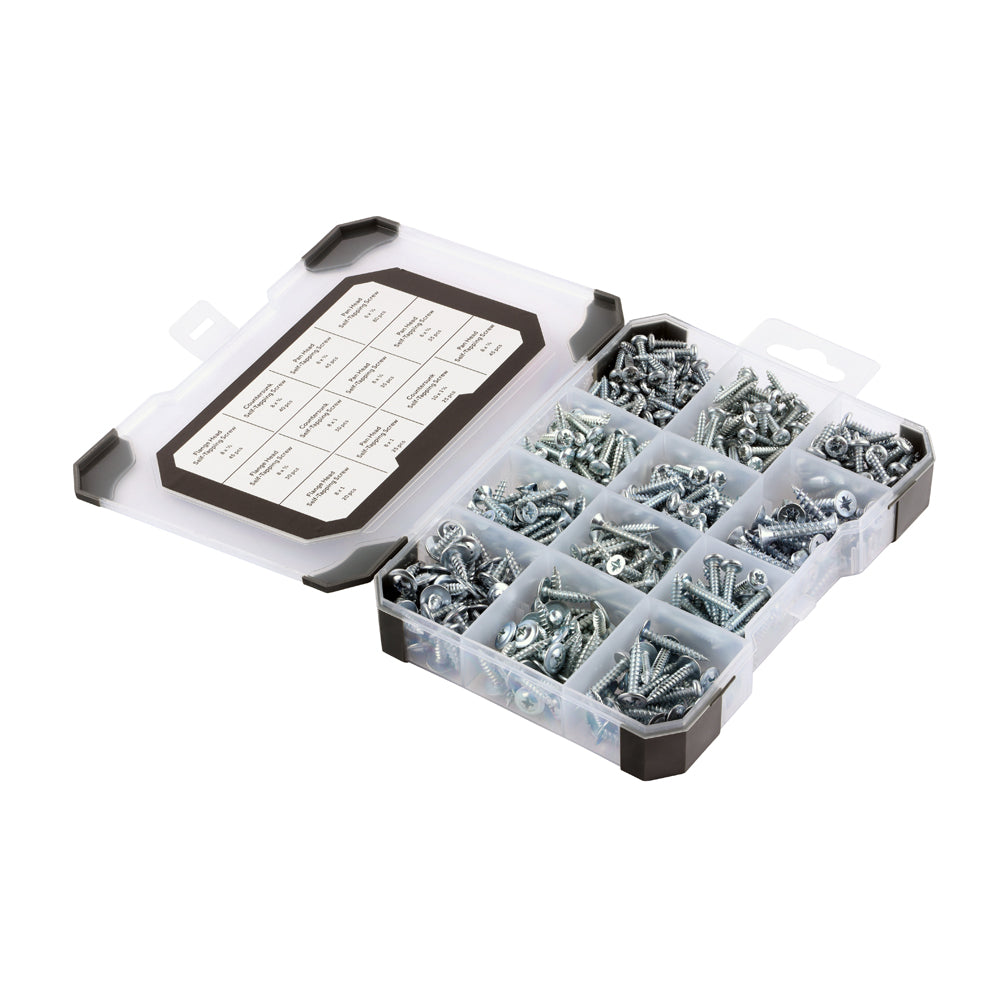 Mix Self-Tapping Screws Zinc - 475pcs