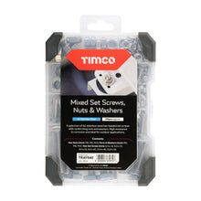 Mix Set Screws Nuts Washers SS - 199pcs