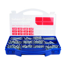 Twin Woodscrew Mixed Tray Zinc - 1,140pcs - Pack of 1140