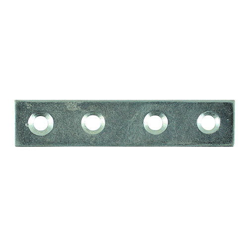 Steel mending plate for strengthening timber joints