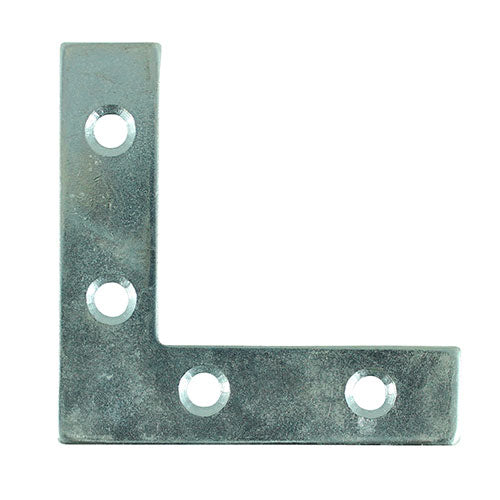 Steel corner plate 75mm for furniture and frames
