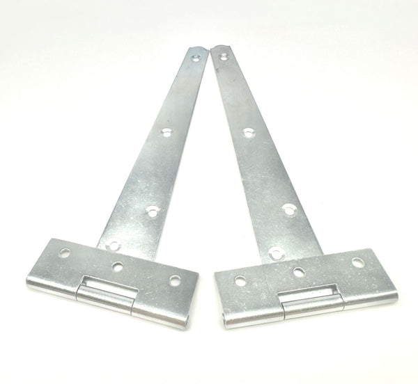 silver tee hinge gate hardware