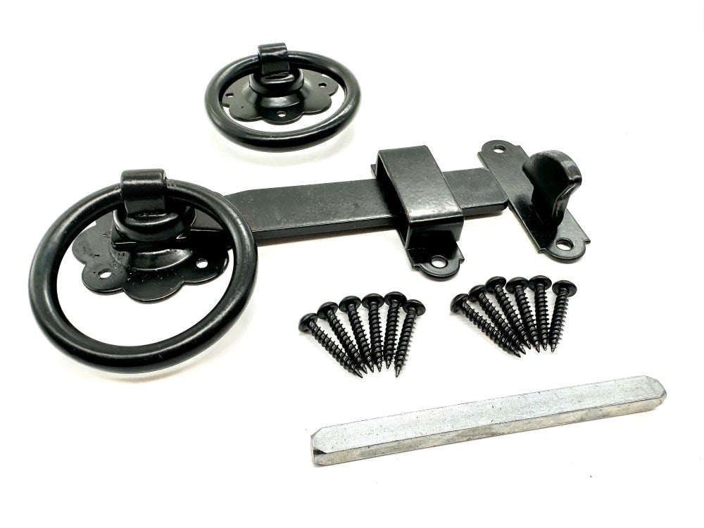 Rectangular Ring Latch Black Ring Latch | Trusted & Reliable Hardware Suppliers – JONES DIY