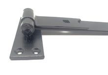 black straight hook & band hinge heavy duty