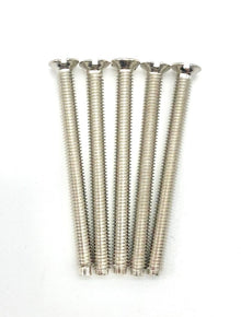 Chrome Silver M3.5 electrical socket screws 3.5mm 40mm electrical screw flat head 