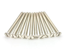 Chrome Silver M3.5 electrical socket screws 3.5mm 40mm electrical screw flat head countersunk