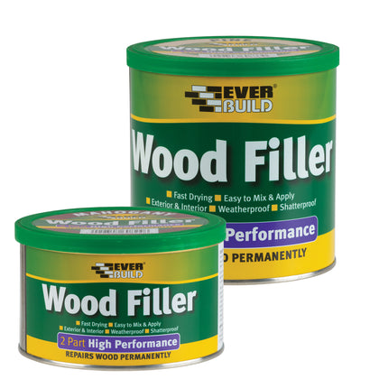 Everbuild 2-Part High Performance Wood Filler 500g