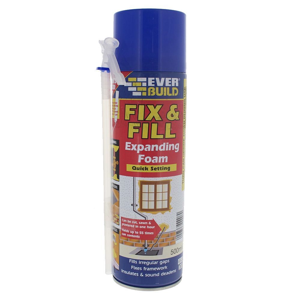Everbuild Fix & Fill Expanding Foam 500ml - 816431