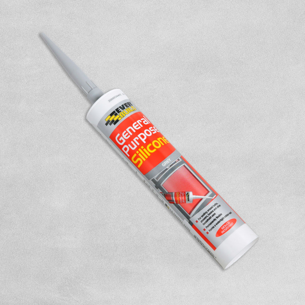 Everbuild General Purpose Silicone Grey 280ml - 907056