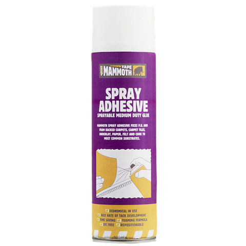 Everbuild Mammoth Spray Adhesive 500ml - 483334