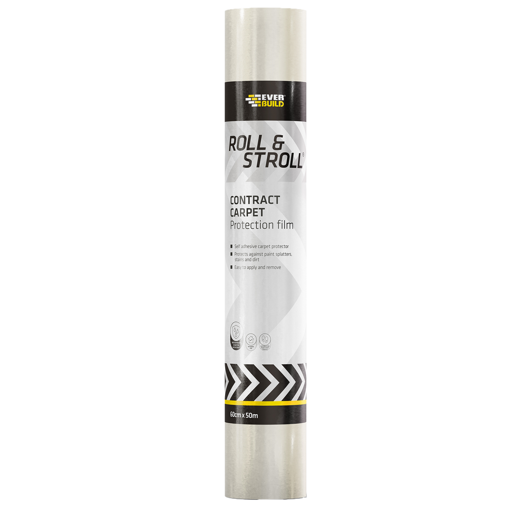 Everbuild Roll & Stroll Contract Carpet Protector 50m x 600mm