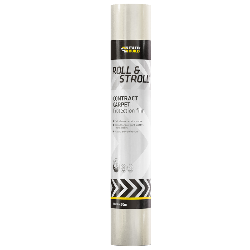 Everbuild Roll & Stroll Contract Carpet Protector 50m x 600mm