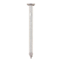 Full round head galvanised wire nails for timber and joinery