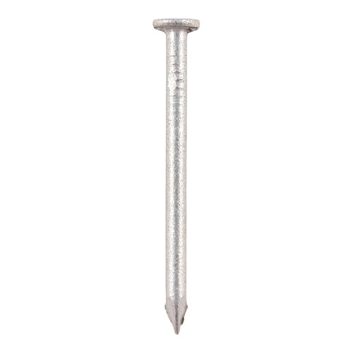 Full round head galvanised wire nails for timber and joinery