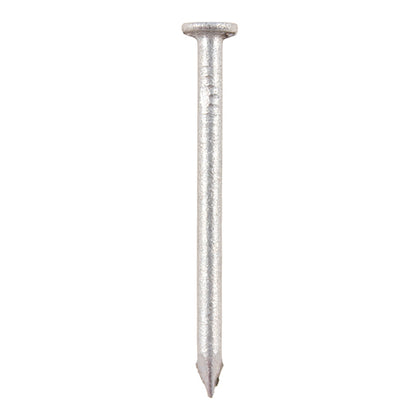 Full round head galvanised wire nails for timber and joinery