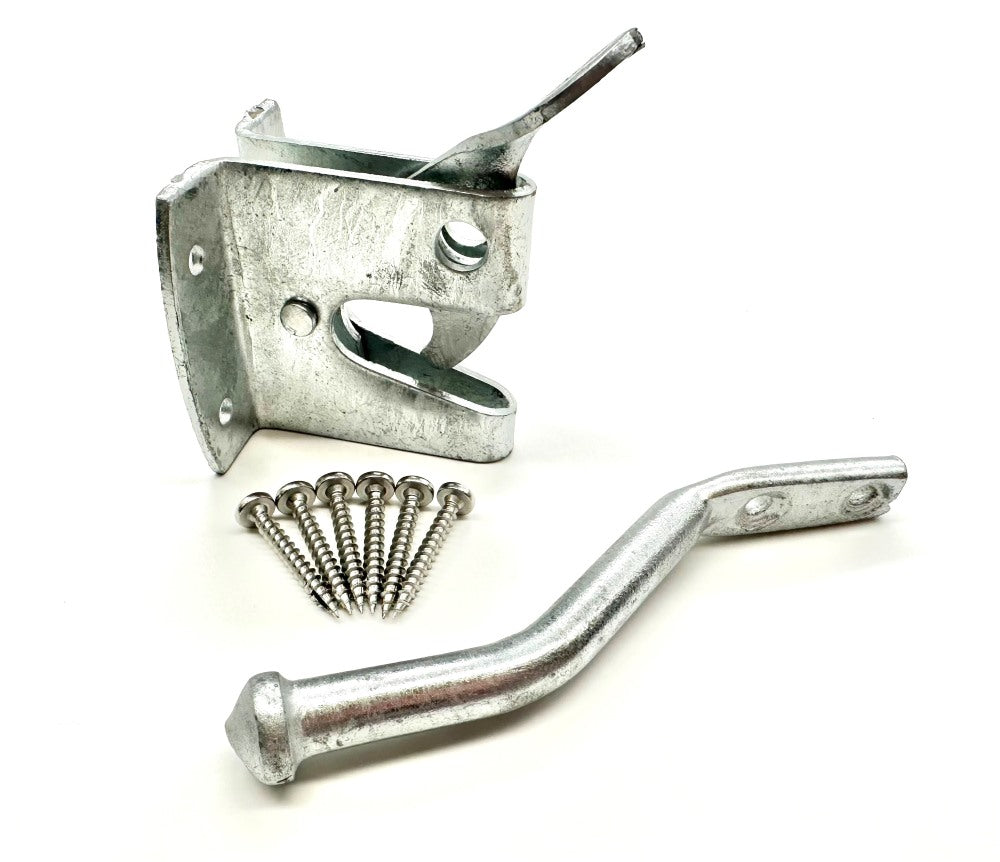 heavy duty galvanized auto latch gate kit with premium screws