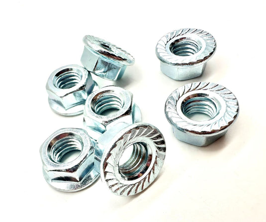 M8 serrated flange nuts