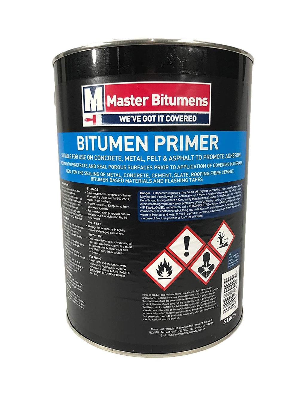 Master Bitumens Bitumen Primer 5L