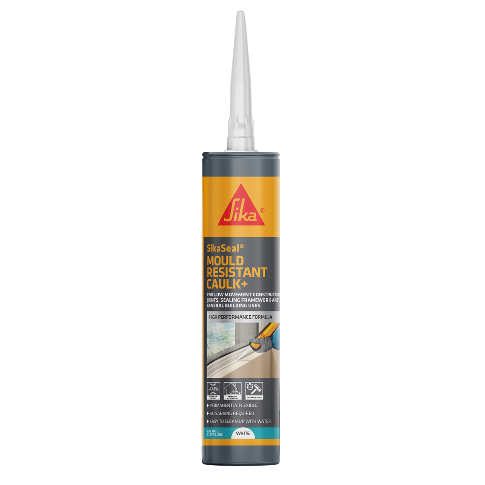SikaSeal Mould Resistant Caulk Plus White 300ml